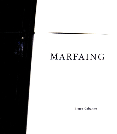 marfaing-pierre-cabanne-amateur-1991-librairie-des-archives-paris