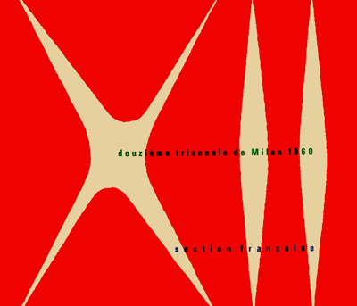 section-francaise-douzieme-triennale-de-milan-1960-catalogue-librairie-des-archives-paris