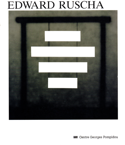edward-ruscha-pompidou-schampers-de-groot-blistene-catalogue-librairie-des-archives-paris