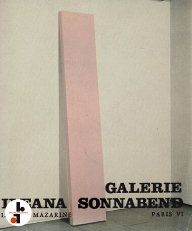 John McCracken. (Sonnabend 1969)